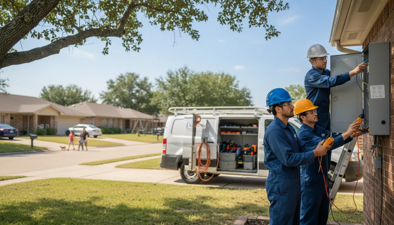 Certified electrician providing emergency electrical services in Wheatland, IN